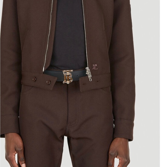 Burberry Other - Burberry TB Monogram Plexi Belt In Black